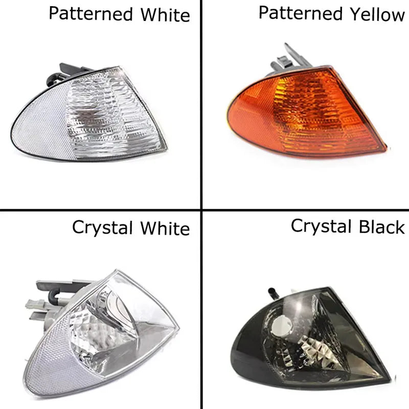 Car Front Left Turn Signal Indicator Housing 63136902765 for BMW 3 Series E46 Sedan (1999–2001) - JustUsRacers