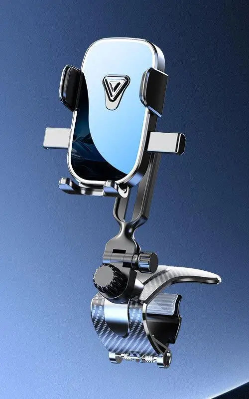 Suction cup car mount with phone holder—universal fit for GPS navigation or streaming. Enhances safety and convenience on the