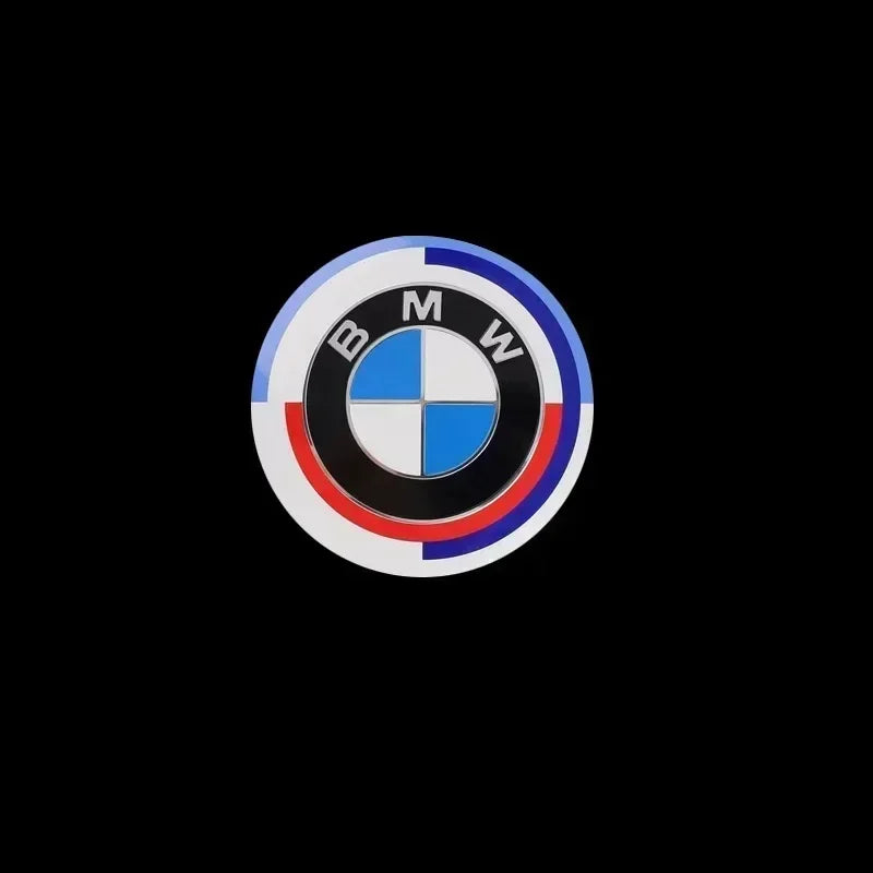 "BMW logo LED door courtesy lights for models E36, E39, and E46."