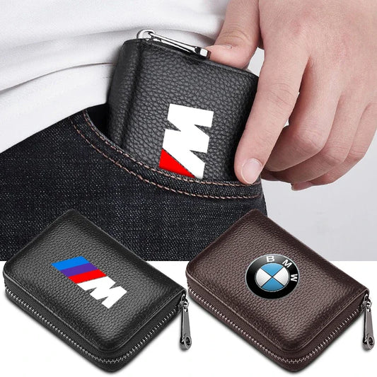 "Leather BMW E36 E39 E46 card and license wallet."