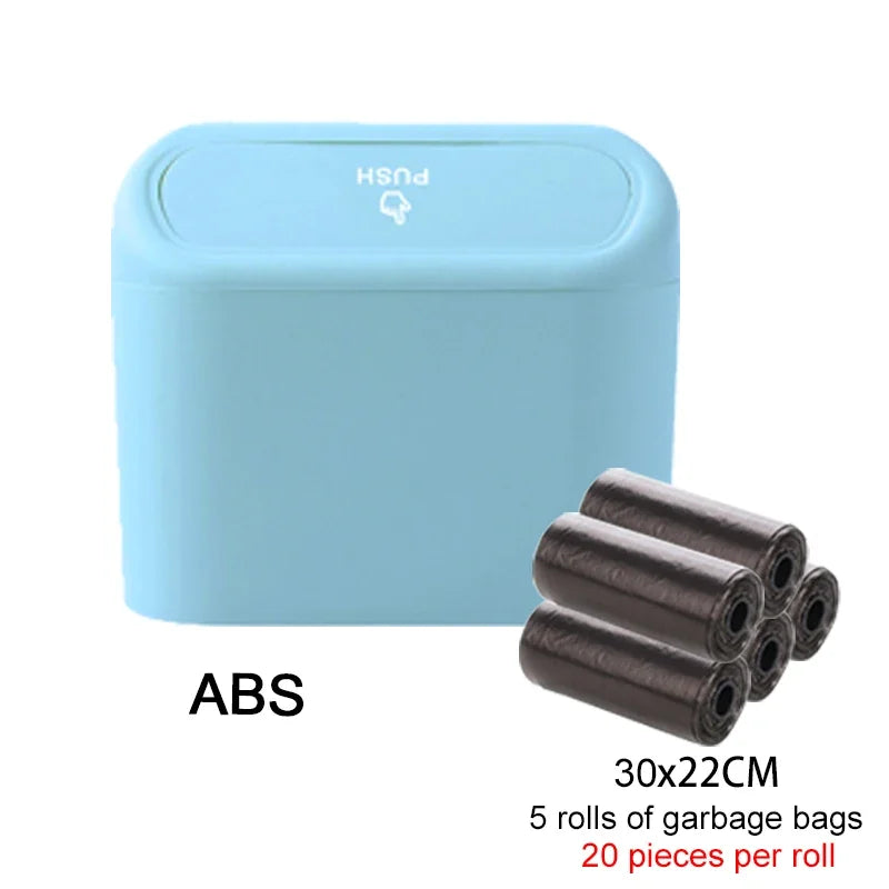 Hanging Car Trash Can with Lid - JustUsRacers