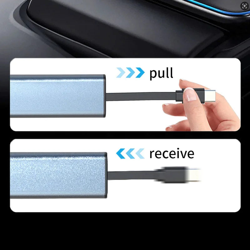 'Car Bluetooth FM transmitter with dual Type-C ports for charging and streaming — 5.3 upgrade.'