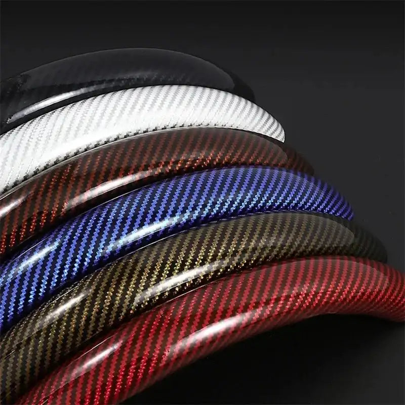 2024 Carbon Fiber Car Steering Wheel Cover (2PCS) - JustUsRacers