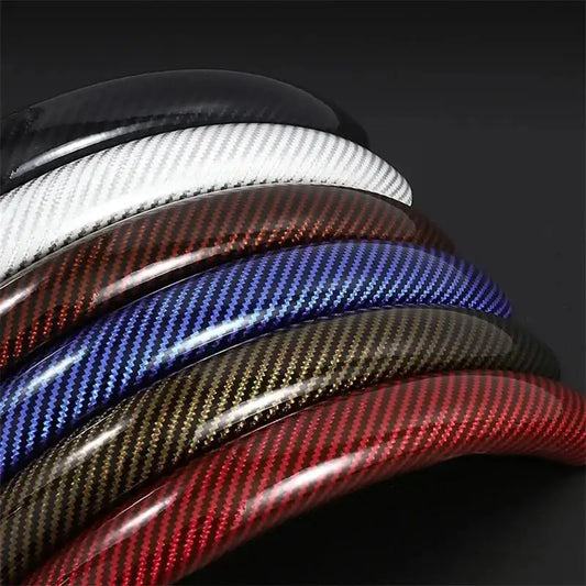 2024 Carbon Fiber Car Steering Wheel Cover (2PCS) - JustUsRacers
