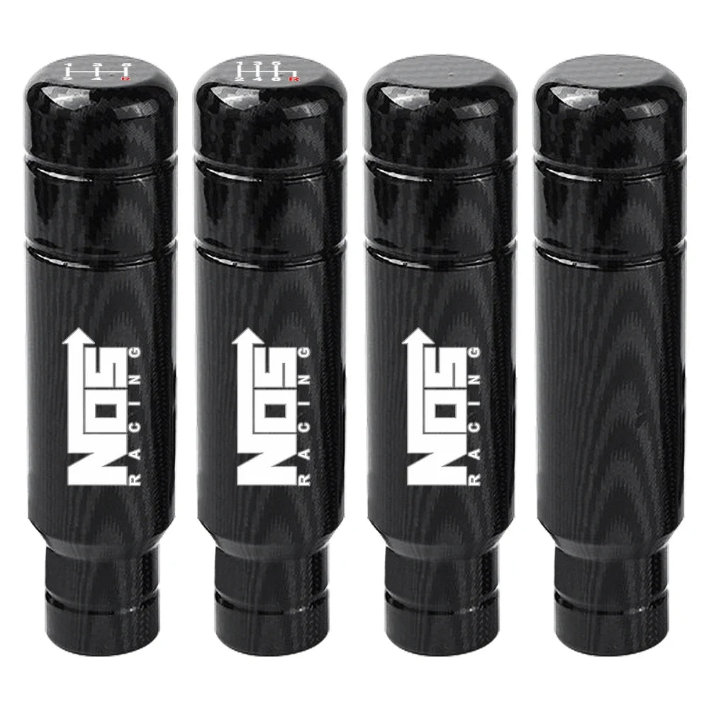 Racing NOS Carbon Fiber 13cm Universal JDM Gear Shift Knob - JustUsRacers