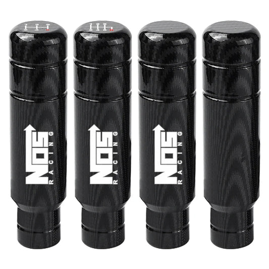 Racing NOS Carbon Fiber 13cm Universal JDM Gear Shift Knob - JustUsRacers