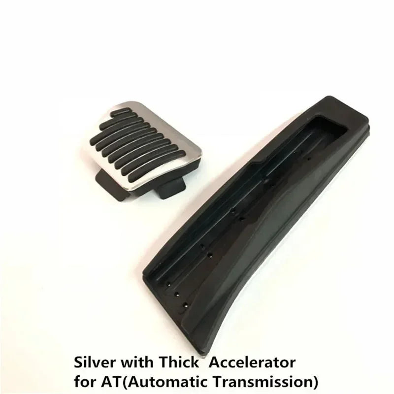 Black door handle cover for BMW: silver aluminum exterior, black plastic finish.