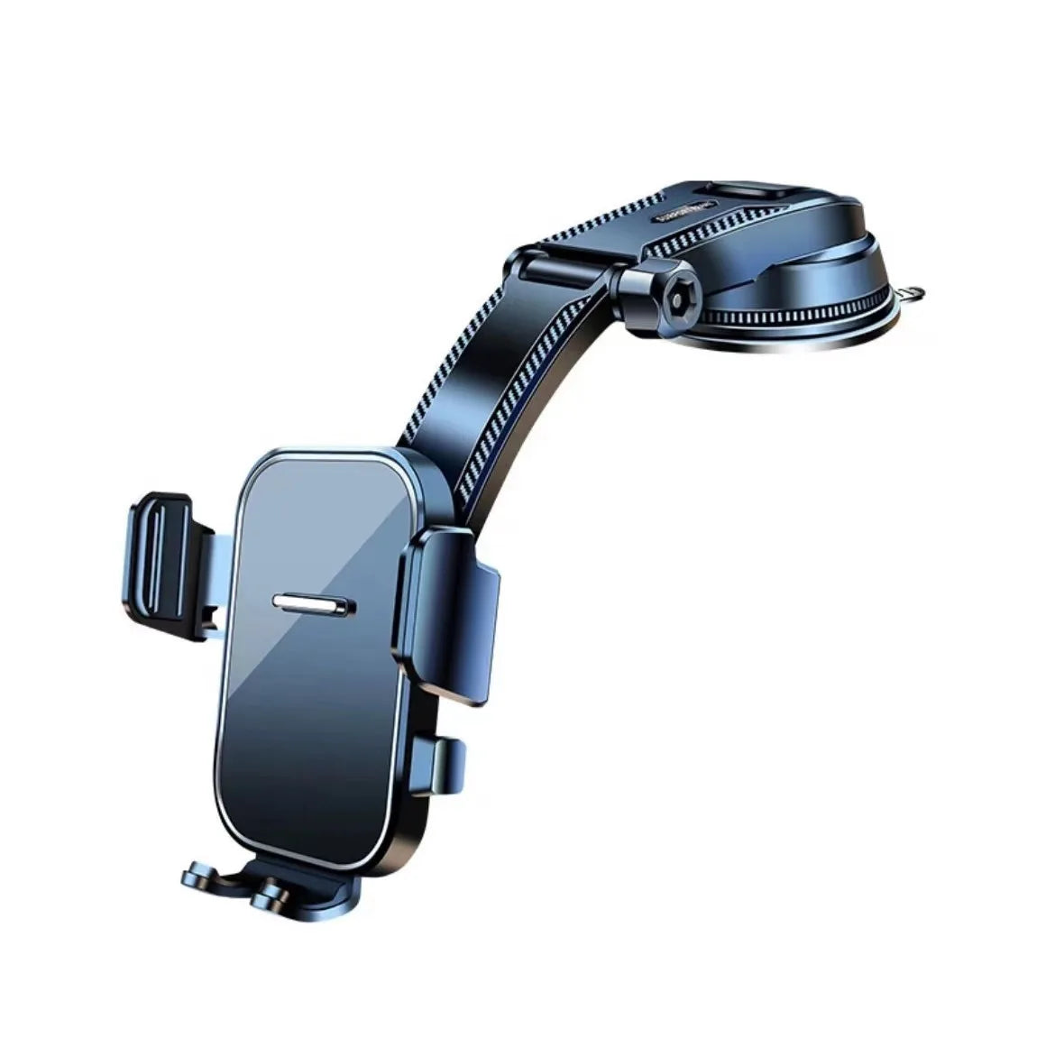 Universal suction car phone holder - securely attaches phone for navigation control. Compatible with most devices up to 90mm 