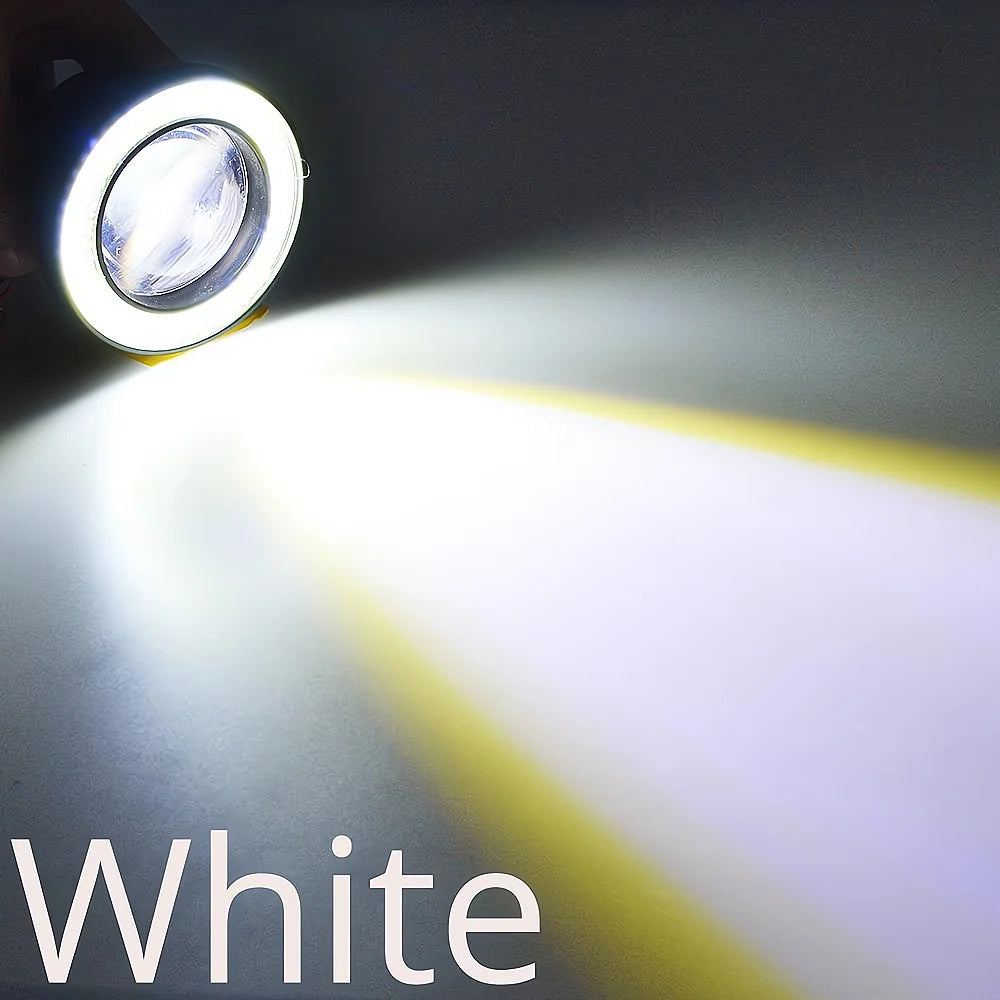 2Pcs 30W Car DRL Fog Lights with COB Angel Eye - JustUsRacers