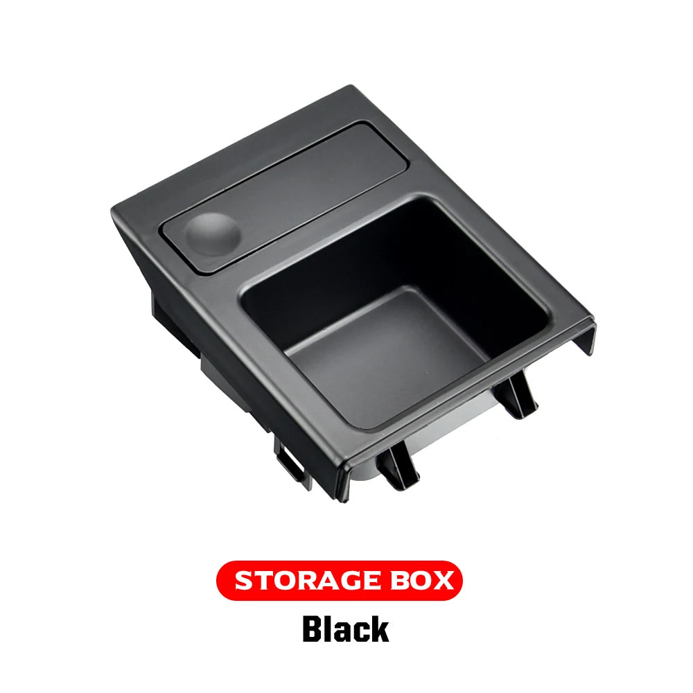 BMW E46 BMw Cup Holder with Coin Tray: Sleek storage solution for Nintendo Switch and change.