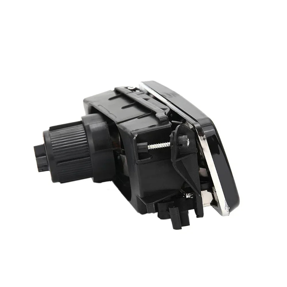 Black BMW E36 M3 fog light housing on white background. (No bulbs included.)