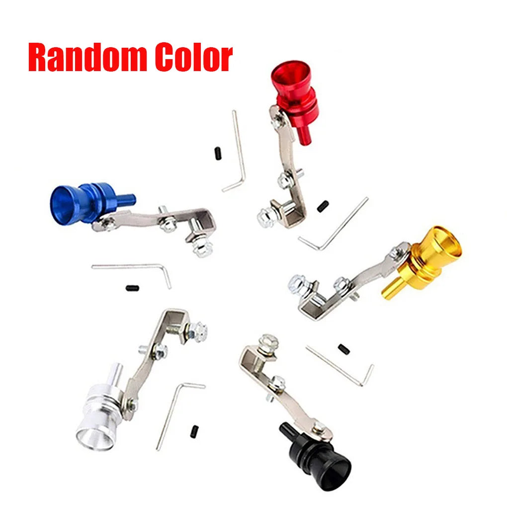 Turbo sound simulator for cars. Universal fit in S, M, L, XL sizes. Enhances exhaust note.