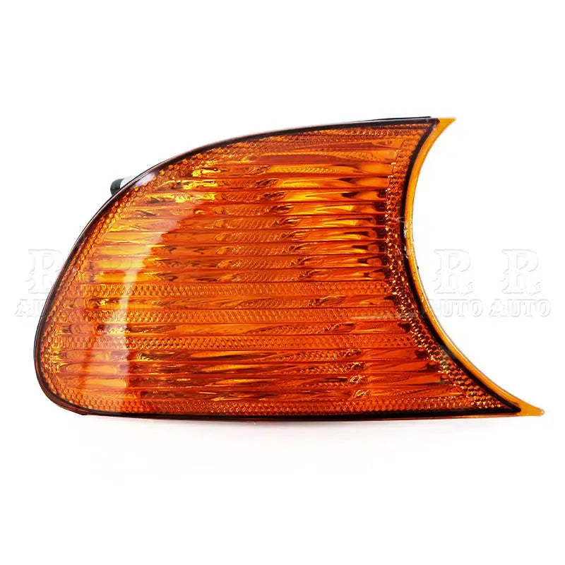 "BMW E46 Coupe (1998-2001) front turn signal lights: Amber LED replacement for original corner units."