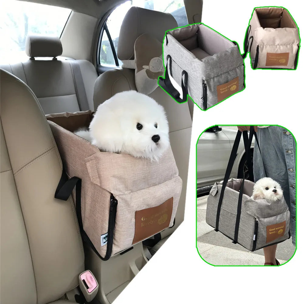 Dog Car Seat for Small Dogs and Cats - JustUsRacers