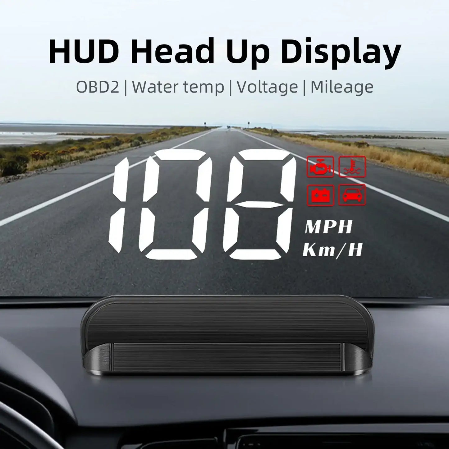 M3 Auto OBD2 HUD GPS Head-Up Display - JustUsRacers