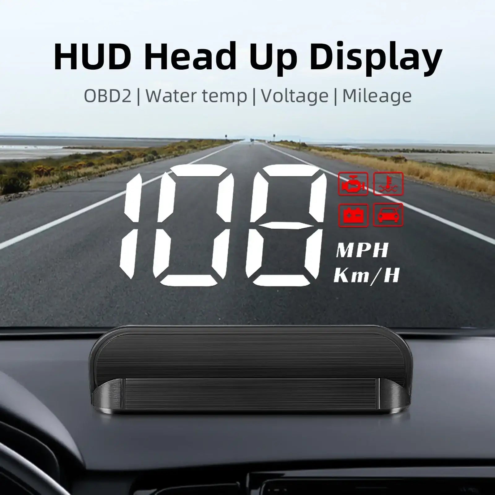 M3 Auto OBD2 HUD GPS Head-Up Display - JustUsRacers