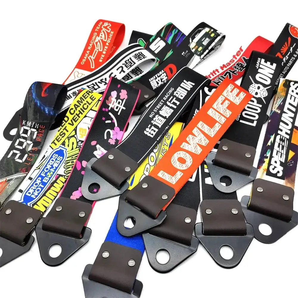 JDM Racing Culture Car Pendant Tow Strap Belt - JustUsRacers