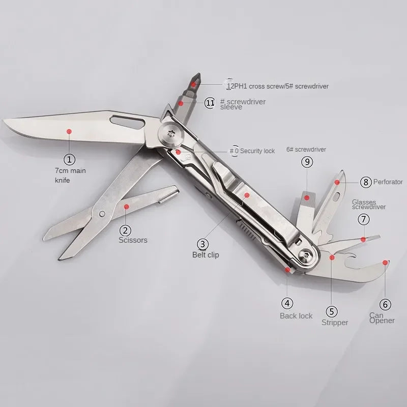 DAKOYU 14-in-1 Mini Portable Multifunctional EDC Multi Tool - JustUsRacers