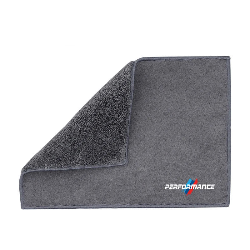 High-performance microfiber BMW car towel for thorough cleaning. Universally fits all BMW models.