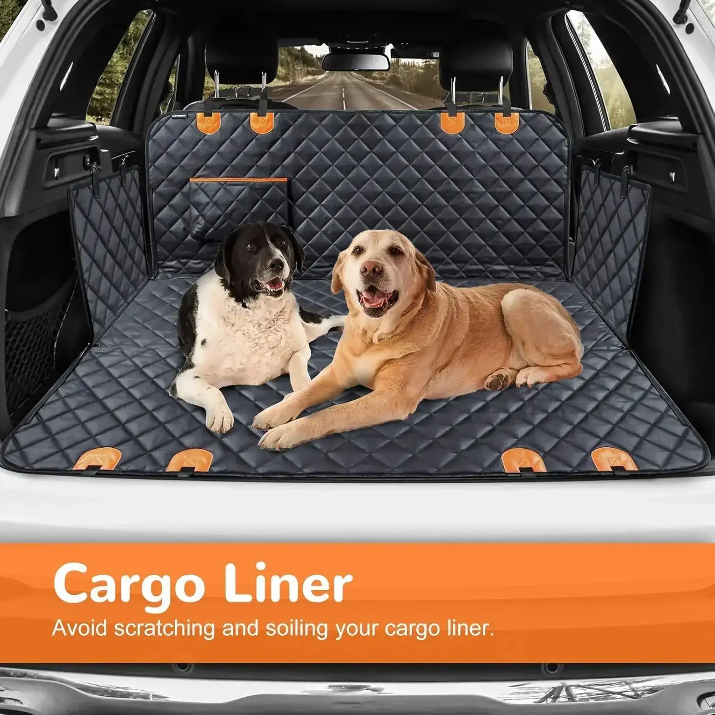 137×147CM Double Zipper Car Pet Seat Pad - JustUsRacers