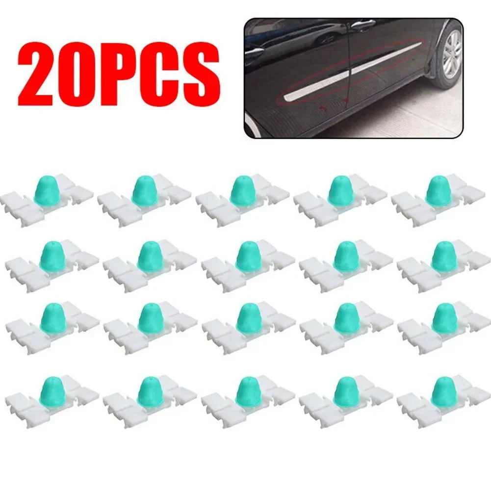 Twenty clips for BMW E36 E46 door handles (1993-2006).

Or more detailed:
Twenty BMW E36 E46 car door handle clip trims (1993