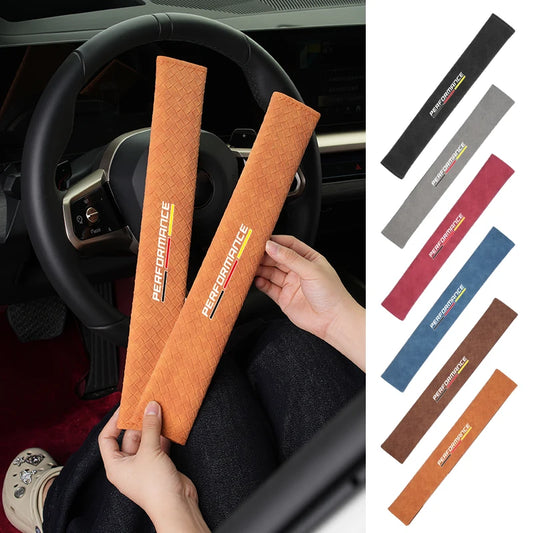 "BMW E36, E39, E46 seat belt shoulder pad cover"

or

"Shoulder pad cover for BMW E36, E39, E46 seat belts"