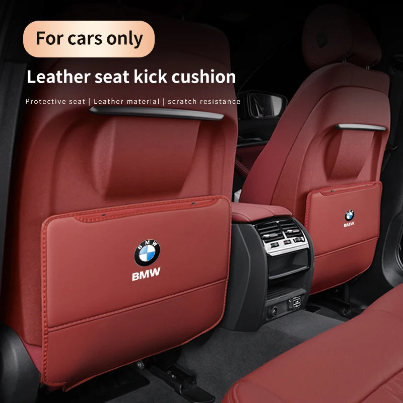 "BMW E36 E46 seat back kick pad with storage bag. Not leather."