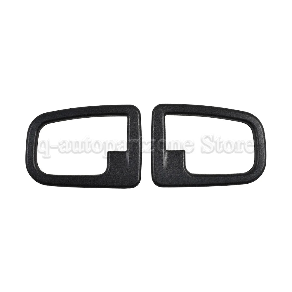 Black BMW E36 interior door handle trim - not includes side mirrors.