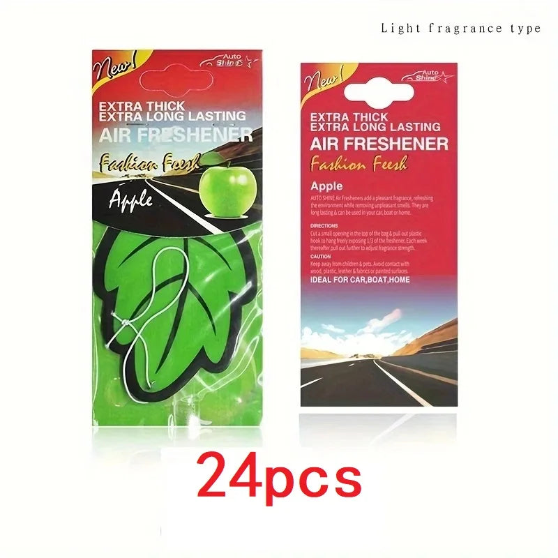 Car Air Freshener Natural Scented Tea Paper (3–60pcs) - JustUsRacers