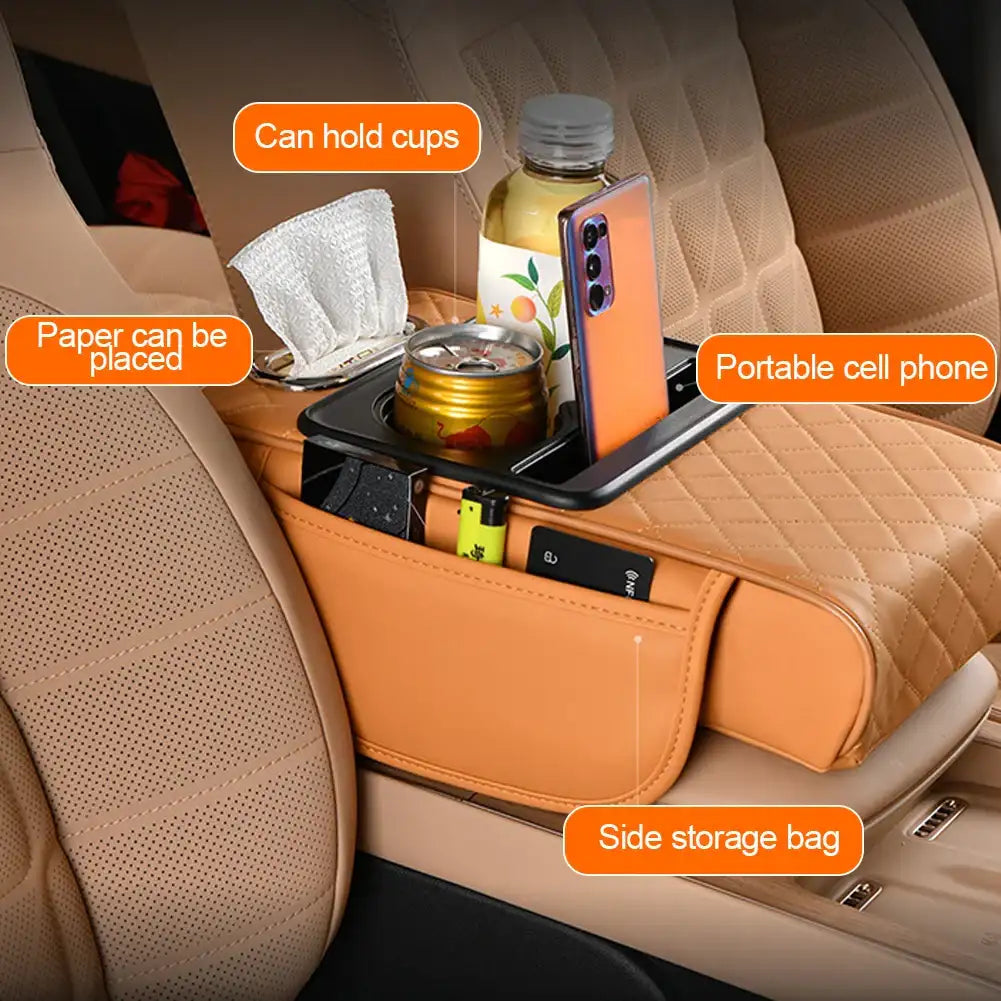 High-Quality Car Armrest Cover with Memory Cotton - JustUsRacers