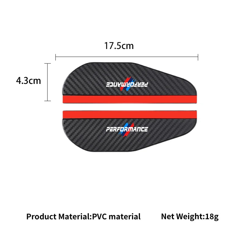 BMW M Style Carbon Fiber Mirror Caps - Replace standard mirrors with these sleek carbon fiber caps (2 pieces).