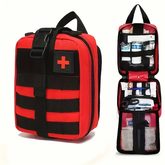 205pcs Universal First Aid Kit for Home, Travel, Outdoor & Emergency.