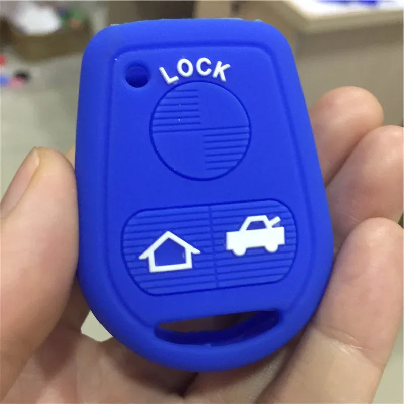 Silicone Rubber Car Key Fob Cover for BMW (Old 3-Button Remotes) - JustUsRacers