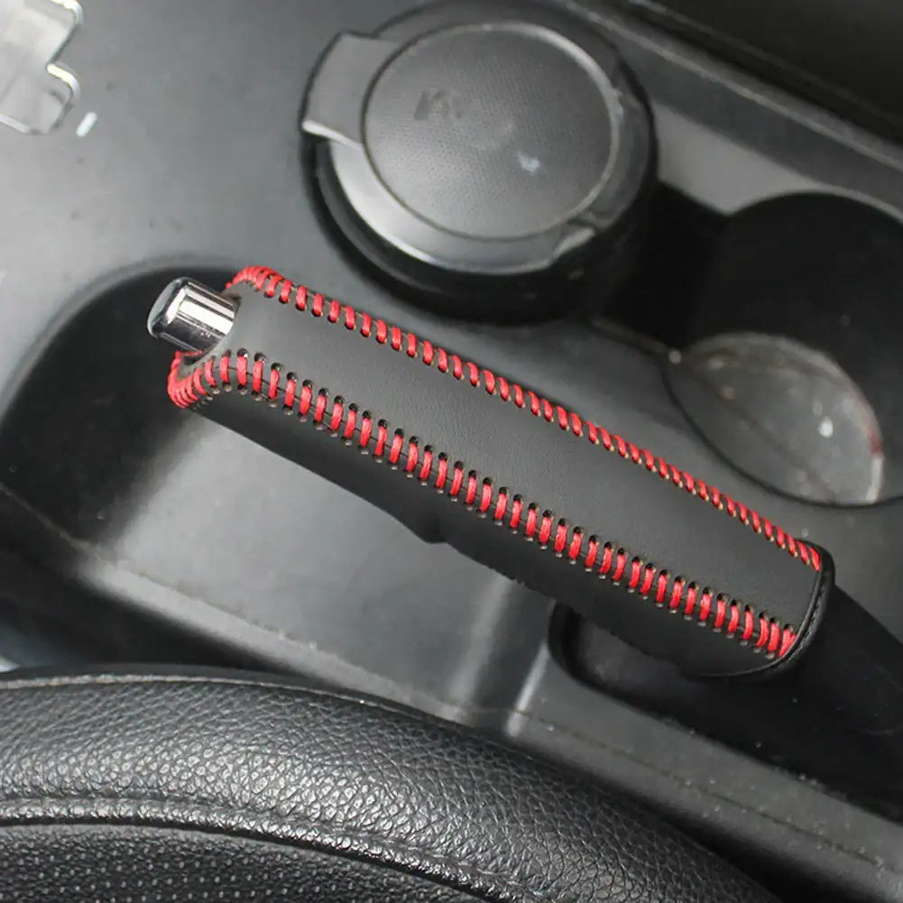 PU Leather Car Handbrake and Gear Shift Cover - JustUsRacers