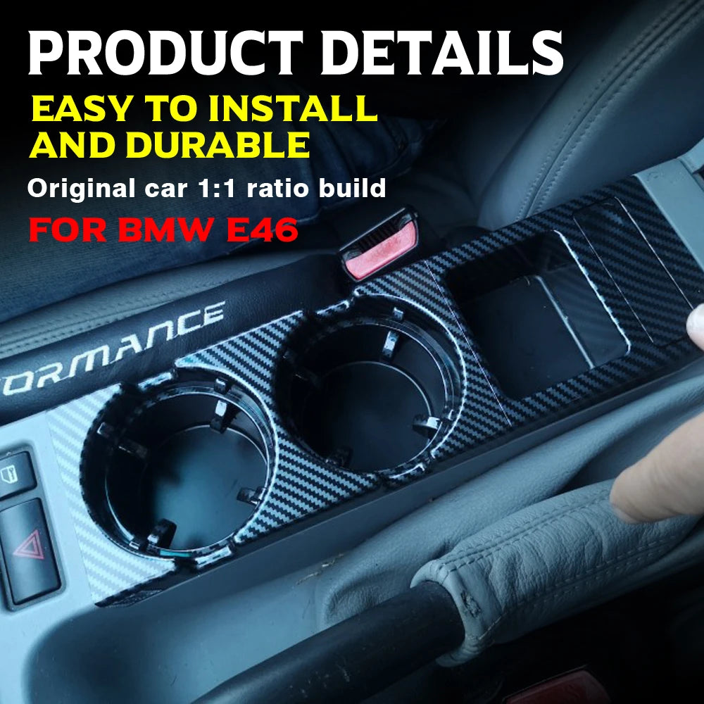 "BMW E46 cup holder and coin tray installation. Replace or upgrade with ease."
