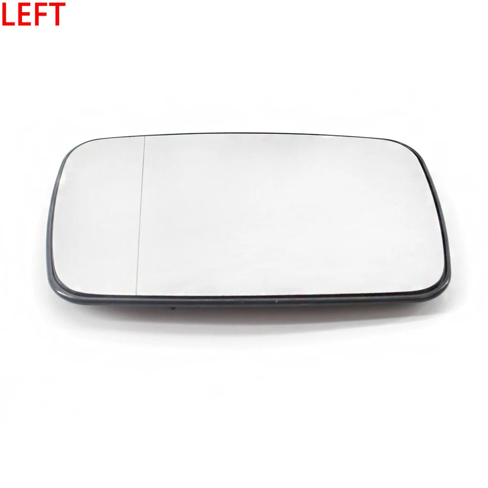 Heated sideview mirror glass for BMW E46 models (98-06): 318i, 320i, 325i, 330i. Not compatible with Toyota.