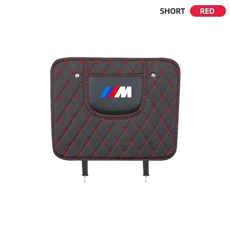 Protection pad for BMW E36, E39, E46 models. Leather material. (Seat back kick protector)