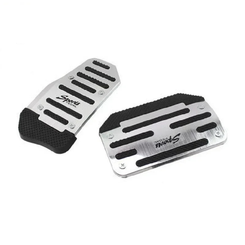 Universal Non-Slip Aluminum Manual Transmission Pedal Cover Set - JustUsRacers