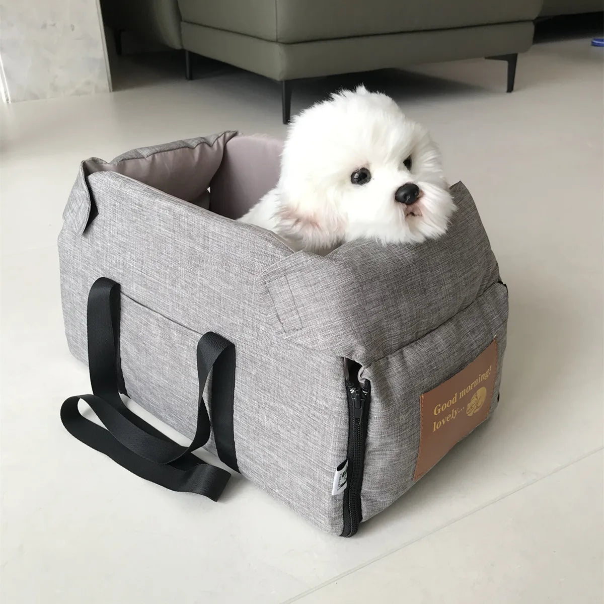 Dog Car Seat for Small Dogs and Cats - JustUsRacers