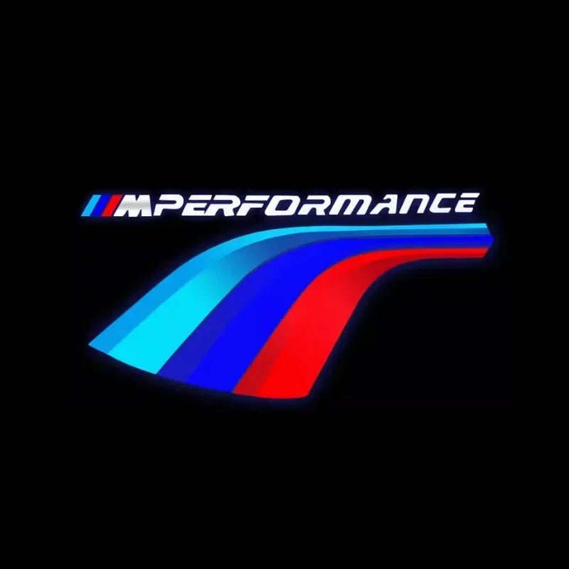 BMW logo LED door courtesy lights for E36, E39, and E46 models.