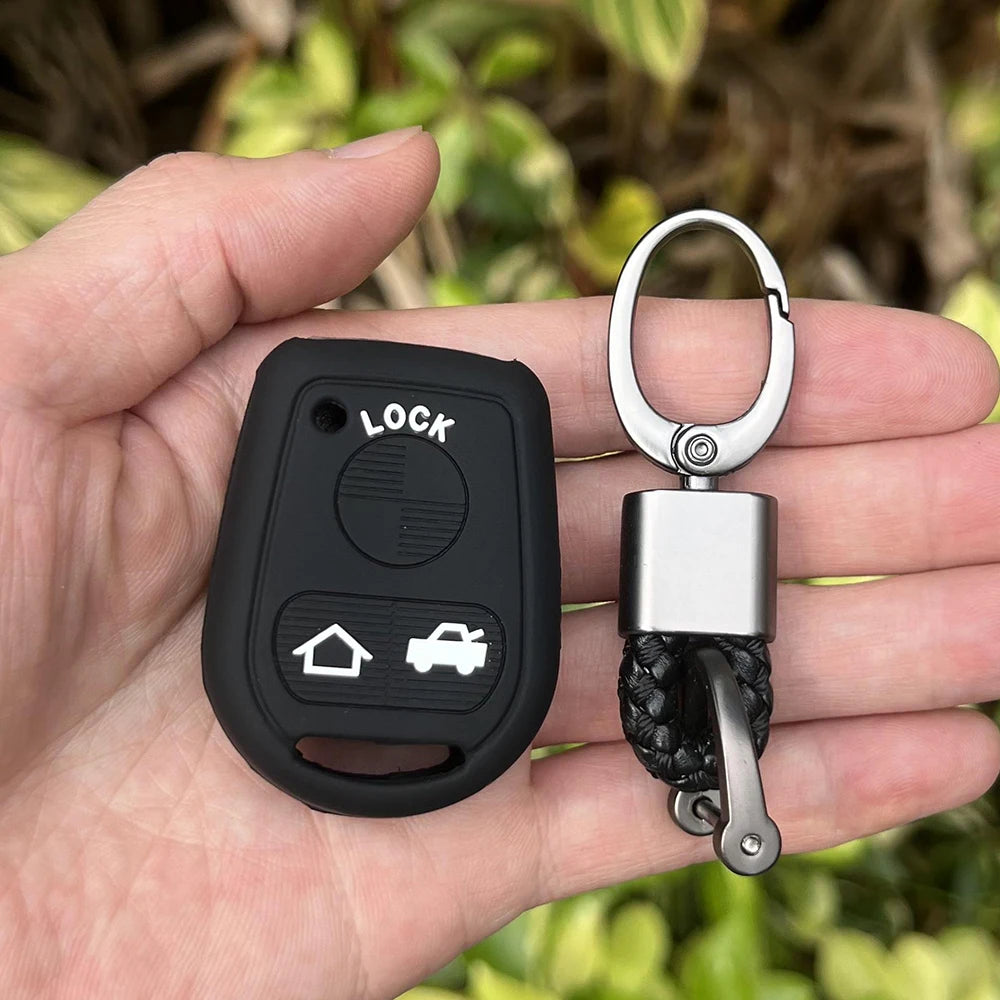 Silicone Rubber Car Key Fob Cover for BMW (Old 3-Button Remotes) - JustUsRacers