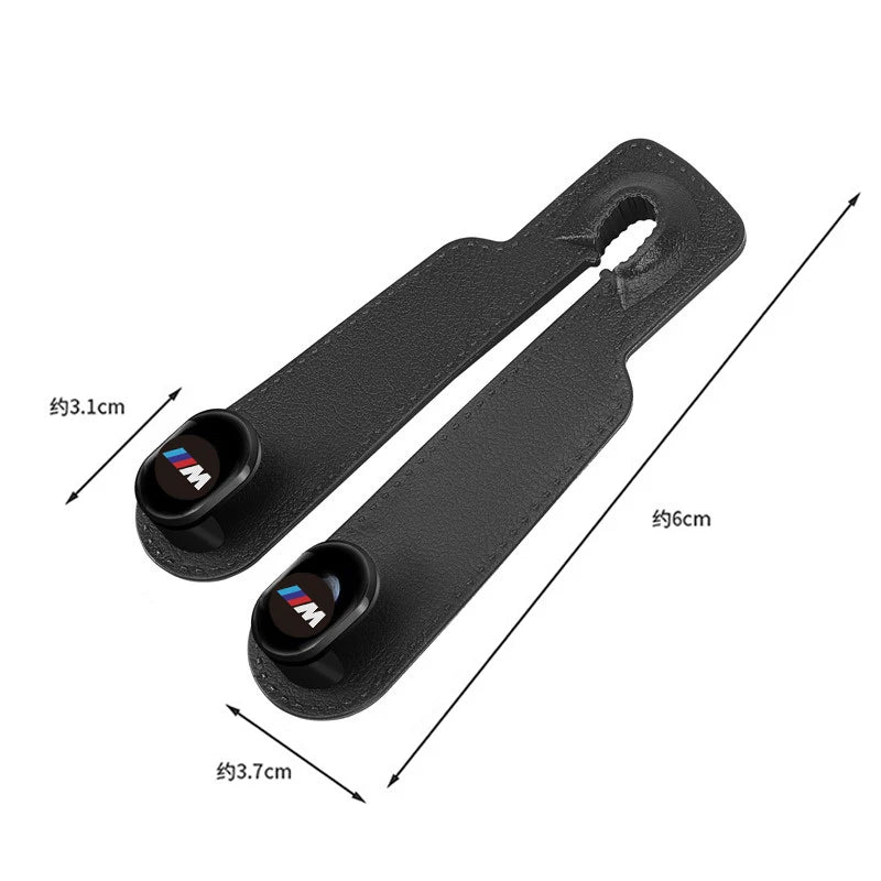 Car Seat Headrest Hanger for BMW E36, E39, E46 models. Universal design for easy installation.