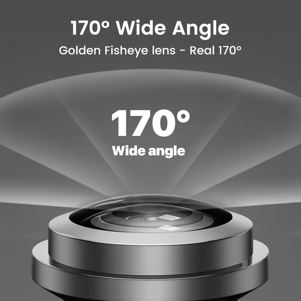 Car rear view camera with 70° fisheye lens, 1920x1080P/720P resolution. Top view. AHD/CVBS compatible.