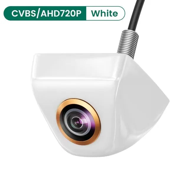 'Car rearview camera with 170-degree fisheye lens. Supports AHD and CVBS. 1080p/720p resolution. CCD sensor.'