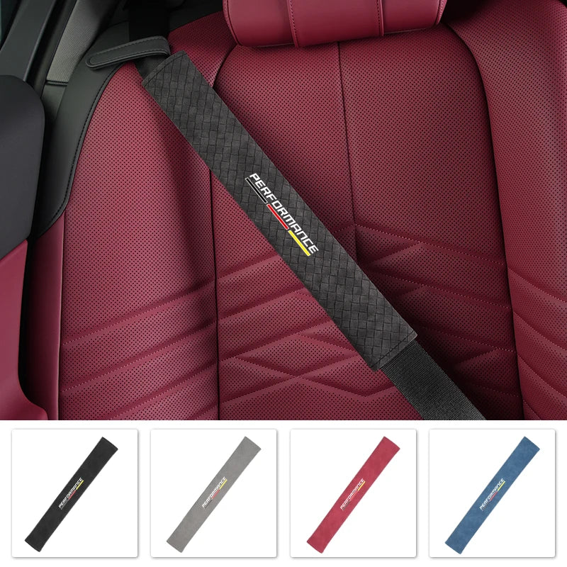 "BMW E36, E39, E46 seat belt shoulder pad cover."