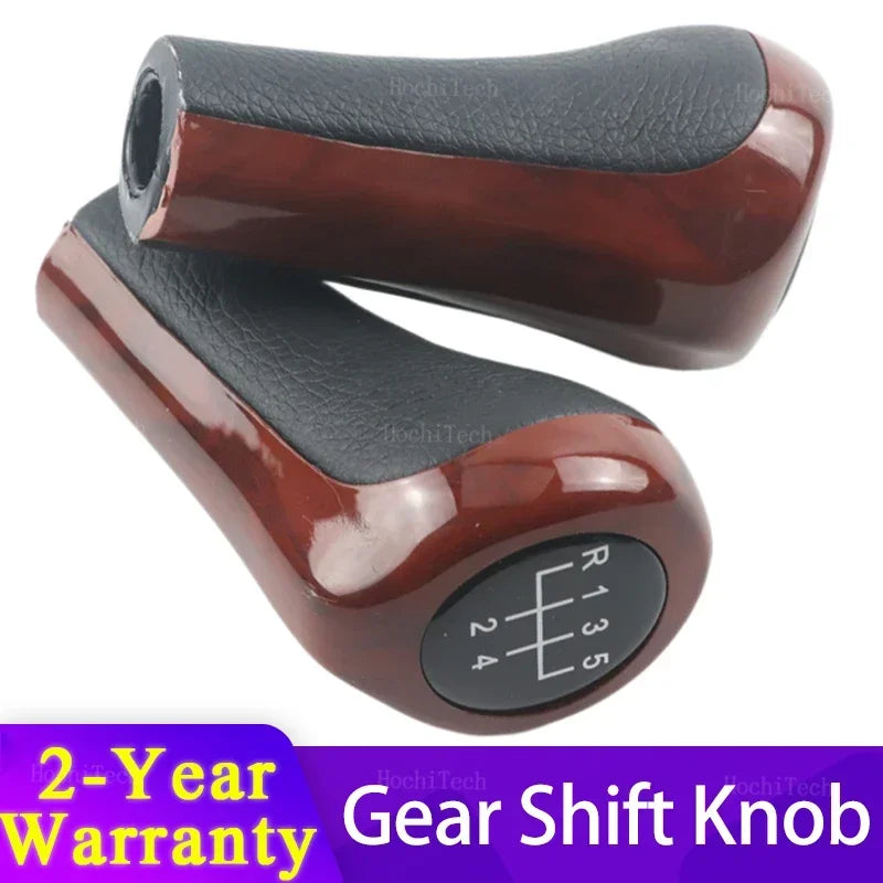 BMW 5/6-speed gear shift knob with 2-year warranty. Fits E30, E36, E46, E90, E60, X5, and Z4 models.