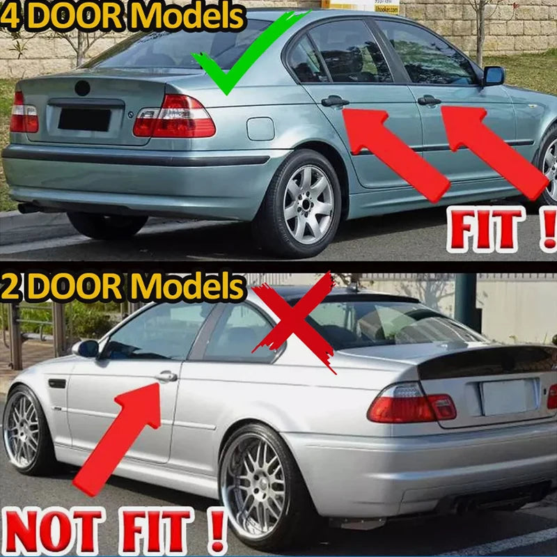 "Gloss black JDM Ducktail Trunk Spoiler for BMW E46 Sedan (1999-2006)"