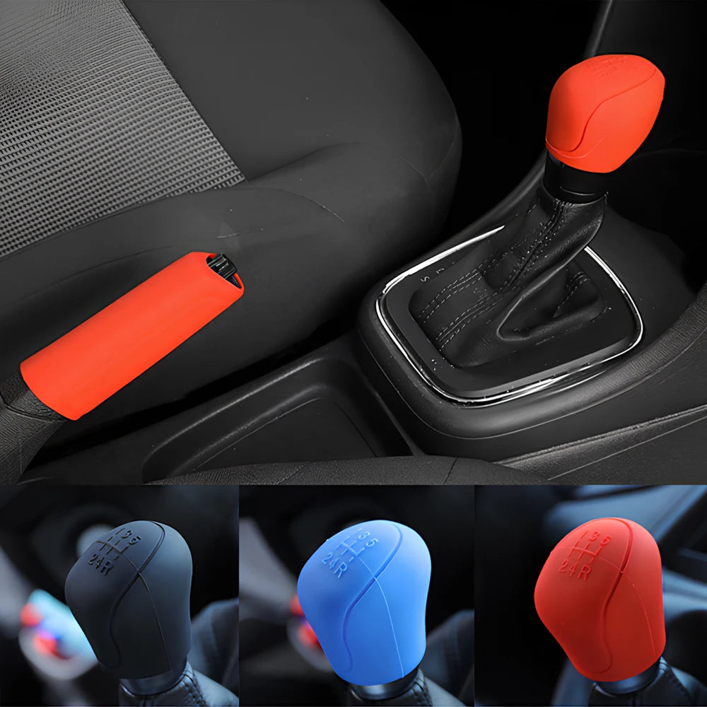 Universal Car Hand Brake Cover Silicone Sleeve - JustUsRacers