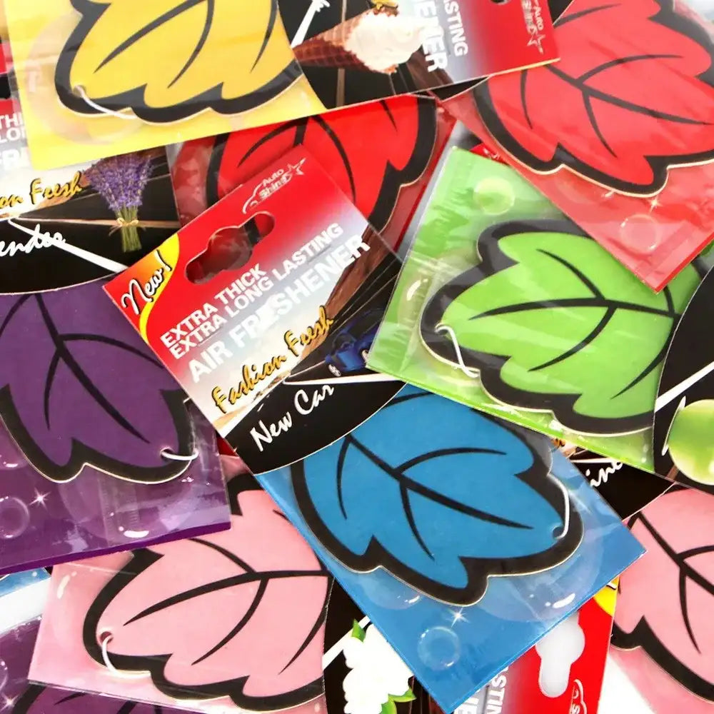 Car Air Freshener Natural Scented Tea Paper (3–60pcs) - JustUsRacers