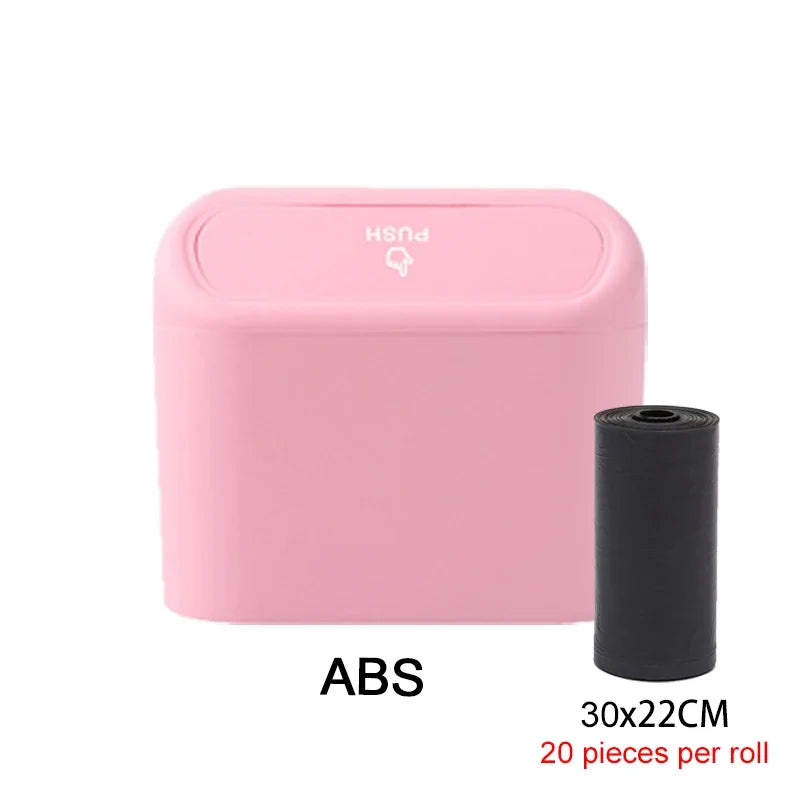 Hanging Car Trash Can with Lid - JustUsRacers